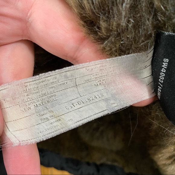 SAM S13 Black Faux Fur Lined Anorak Jacket XL - Picture 10 of 13